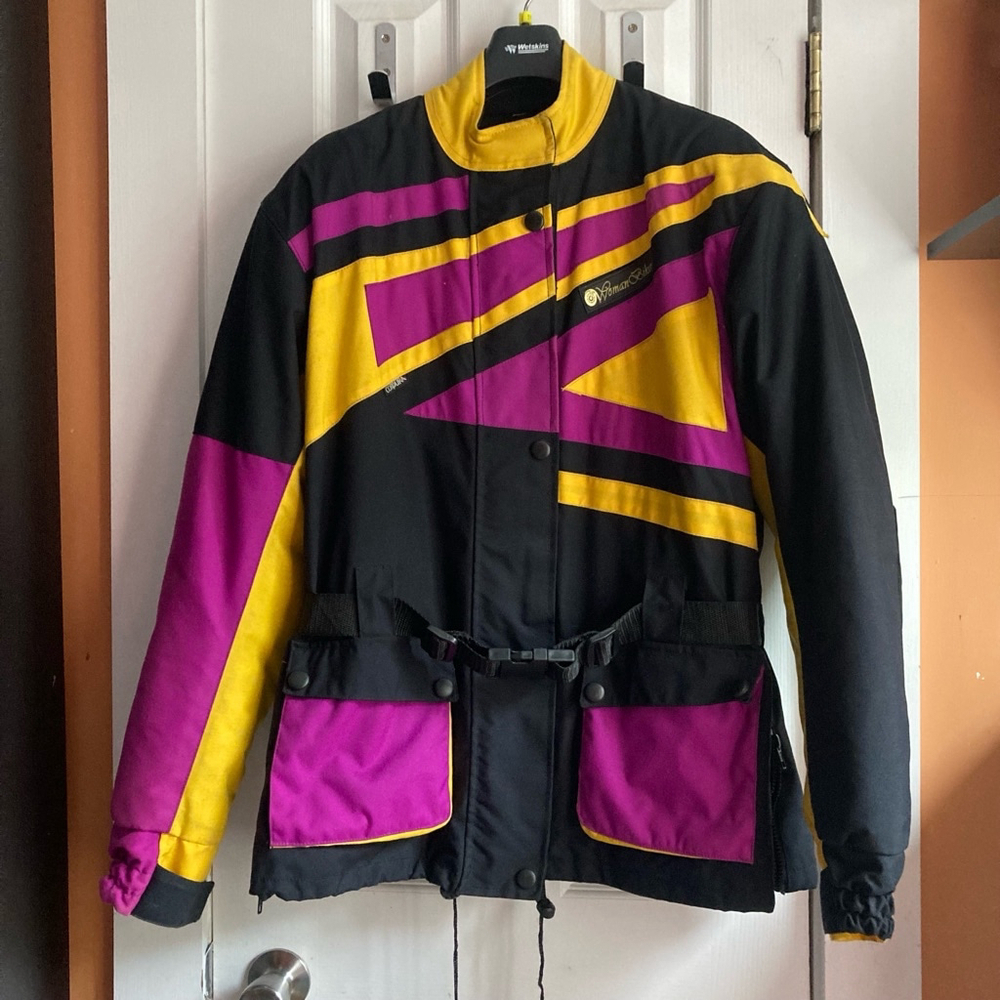 Women's Vintage Cordura Woman Biker Jacket - Picture 13 of 16